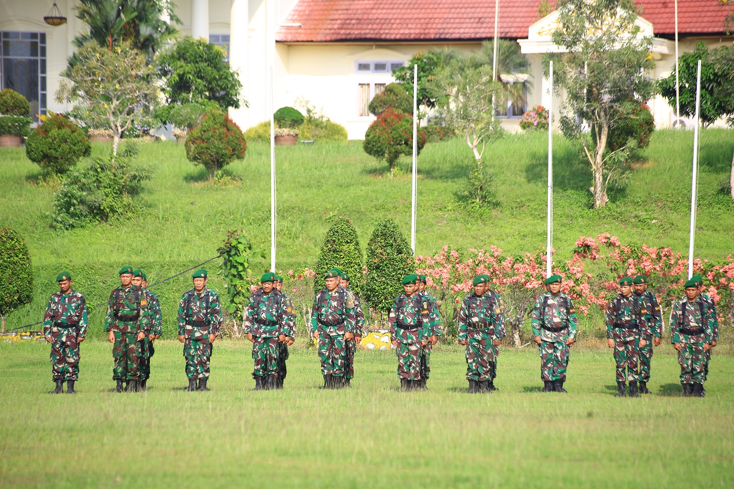 Personil TNI juga ikut dalam Upacara Harkitnas