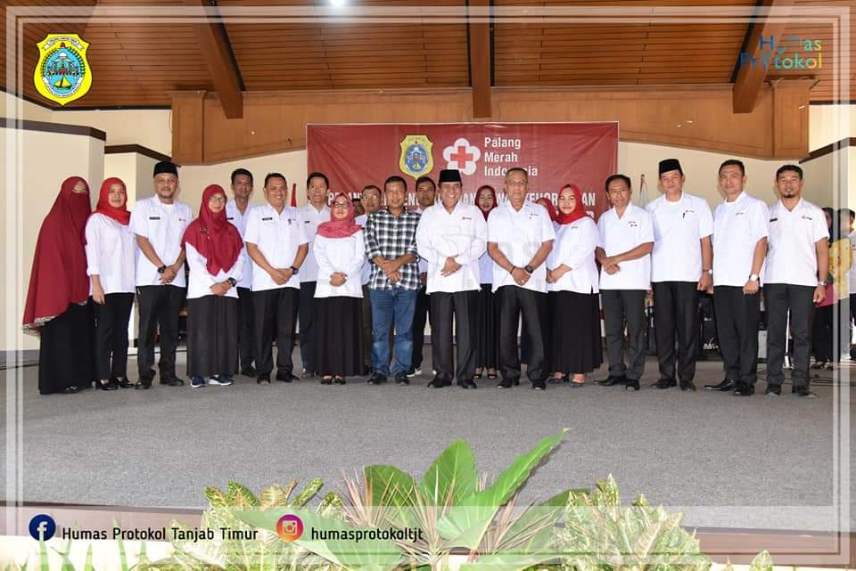 Foto bersama Pengurus PMI Kabupaten Tanjung Jabung Timur