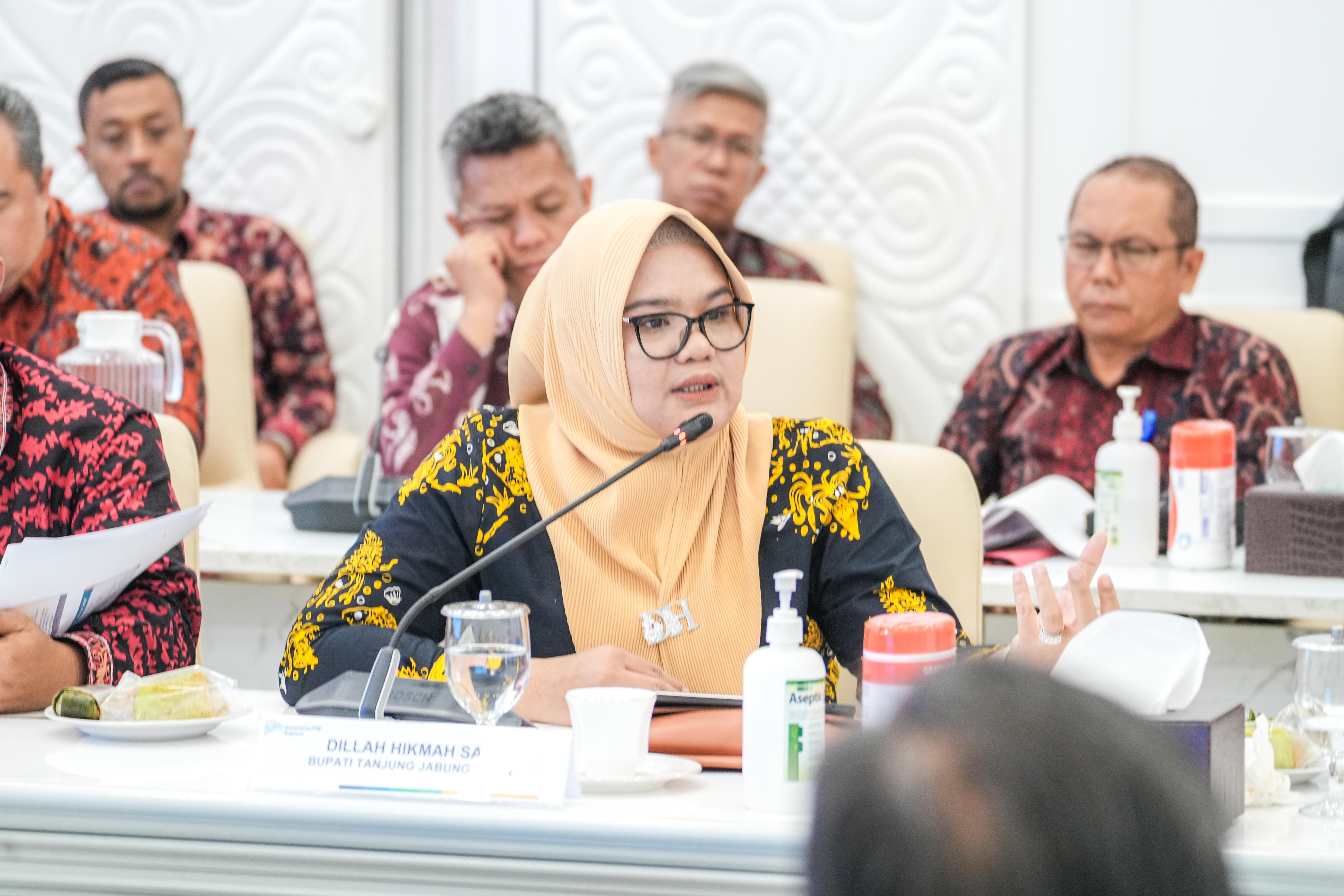 Bupati Tanjung Jabung Timur Hj, Dillah Hikmah Sari, ST