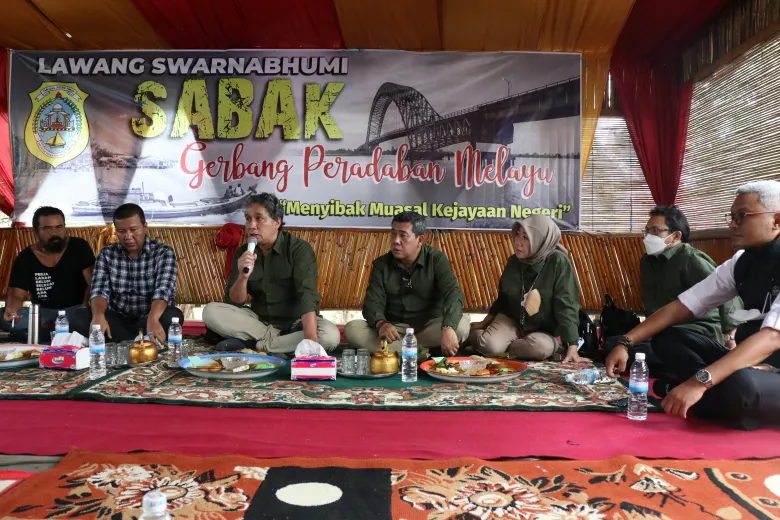 Bupati Tanjab Timur Ingin Yakinkan Bahwa Sabak Adalah Gerbang Peradaban Melayu