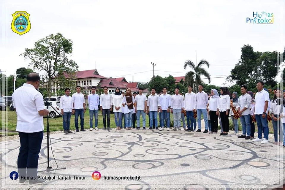 Wabup Lantik Pengurus Bujang Gadis Tanjab Timur 