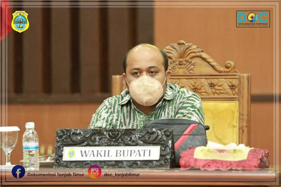 Wabup Ikuti Rapat Paripurna DPRD Tanjab Timur