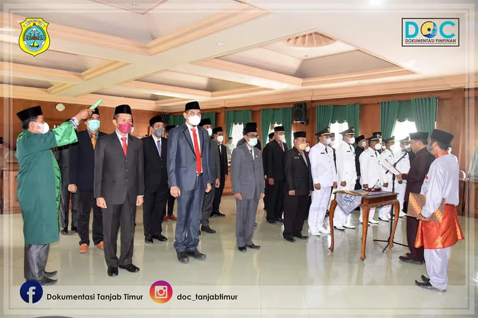 Sekda Lantik Pejabat Eselon II, III dan IV