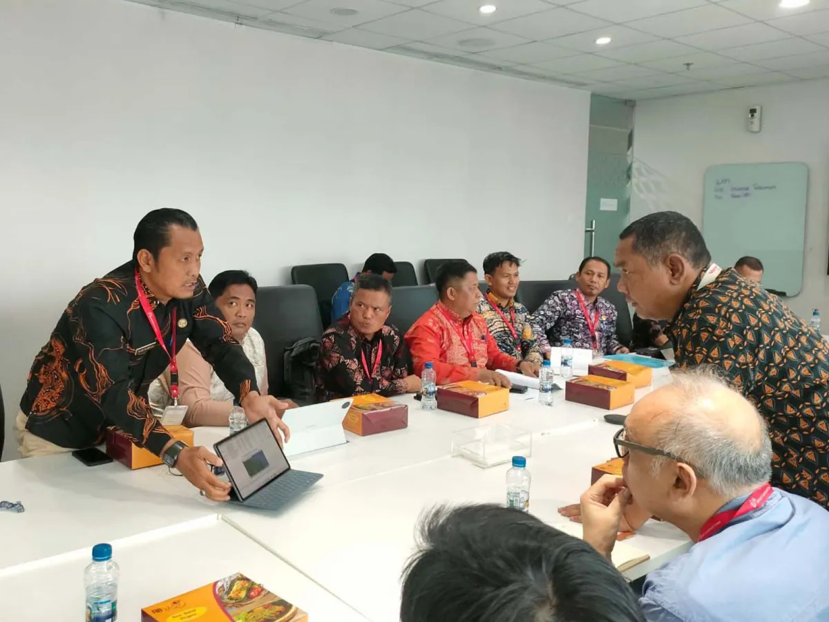 Perjuangkan Pemerataan Sinyal, Kadis Kominfo Tanjabtim Sambangi Telkom Landmark Jakarta