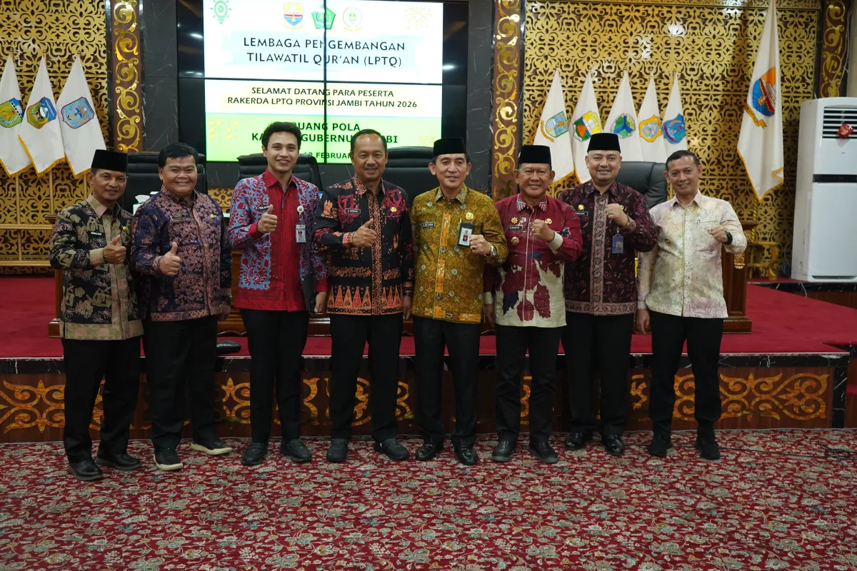 Wabup Tanjab Timur Hadiri Rakerda LPTQ Provinsi Jambi