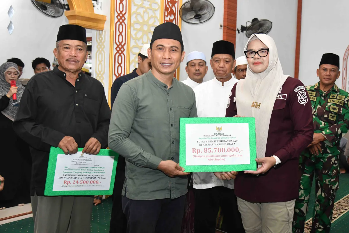 Bupati Tanjabtim Safari Ramadhan di Kecamatan Mendahara