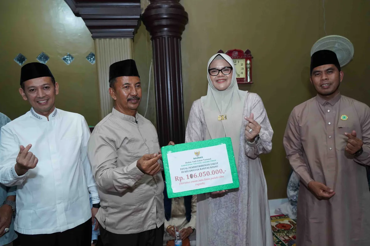 Safari Ramadhan ke-5, Bupati dan Wakil Bupati Tanjung Jabung Timur Silaturahmi di Rantau Rasau
