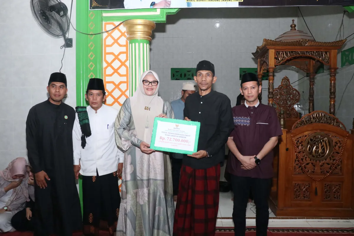 Bupati dan Wakil Bupati Tanjab Timur Safari Ramadhan 1447 H