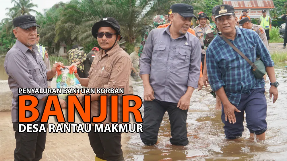 PENYALURAN BANTUAN KORBAN BANJIR