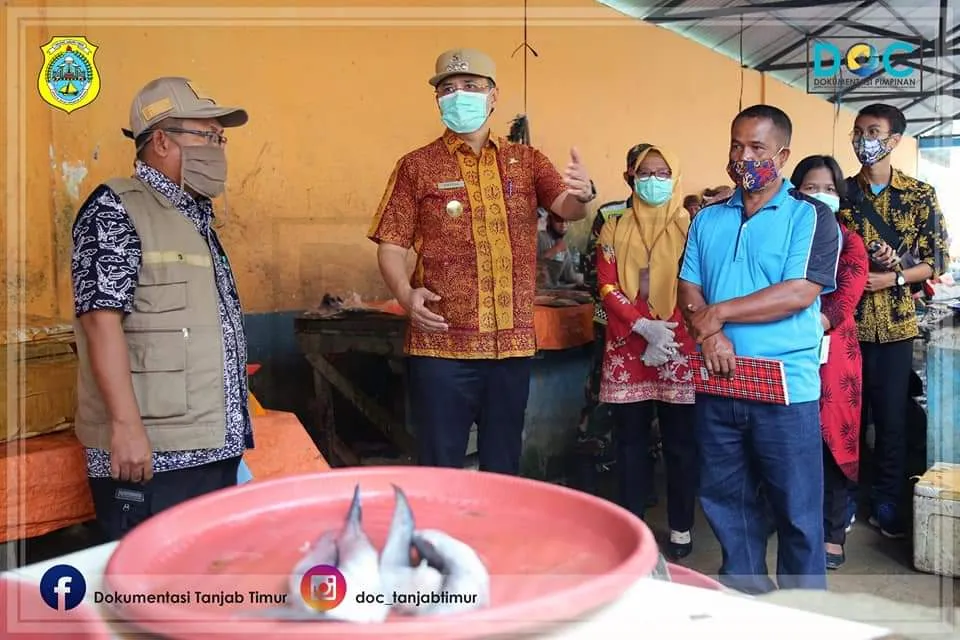 Bupati Tinjau Pasar Talang Babat