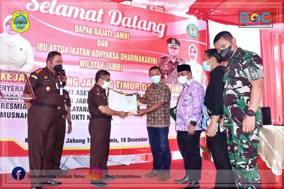 Bupati Sambut Kunker Kajati Jambi