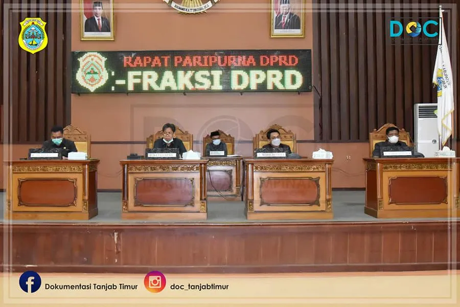 Plh Bupati Hadiri Rapat Paripurna DPRD Tanjab Timur