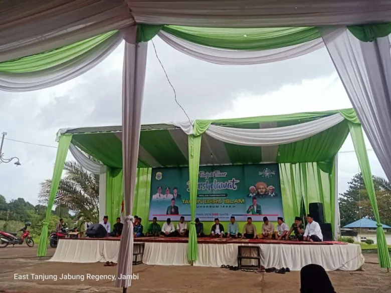 Pemkab Tanjabtim Bersholawat Jelang Peringatan Tahun Baru Islam