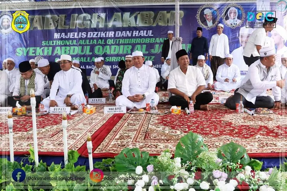 Bupati Hadiri Tabligh Akbar Haul Syekh Abdul Qadir Al-Jailani