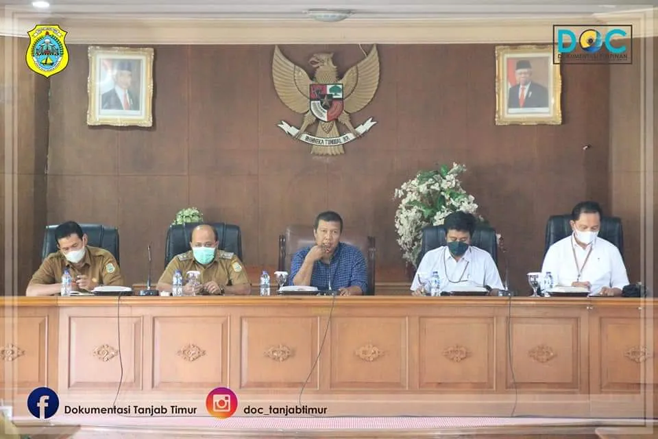 Bupati dan Wabup Pimpin Rakor Kades serta Lurah