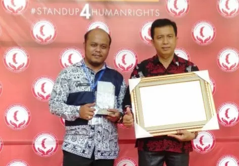 Tanjabtim Raih Penghargaan Peduli HAM