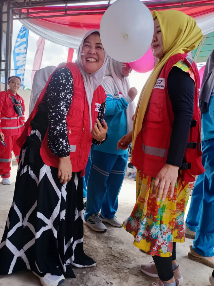 PMI Tanjabtim Ikut Meriahkan HUT RI ke 77