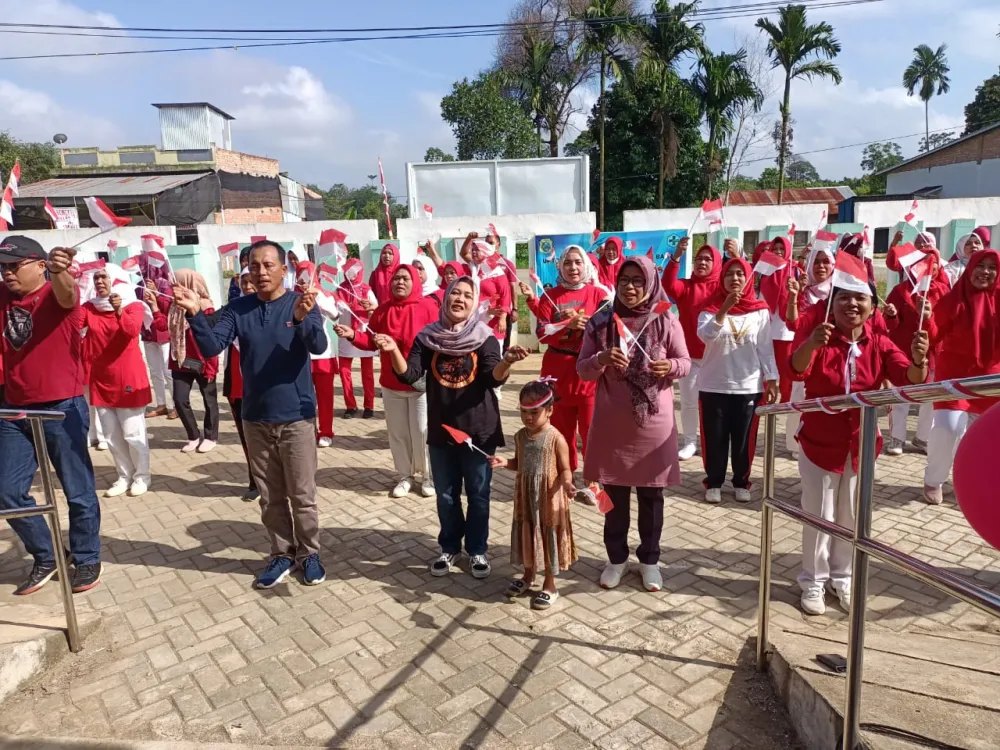 Wirdayanti Ikut Meriahkan HUT RI di Puskesmas Muara Sabak Barat
