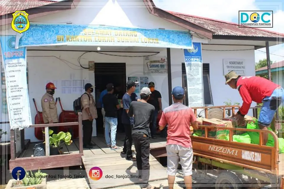 Wabup Pantau Bantuan JPS di Kecamatan Sadu   