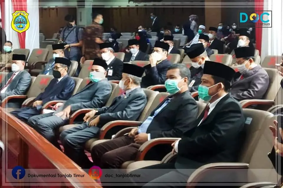 Bupati Tanjab Timur Hadiri Pidato Pertama Gubernur Jambi