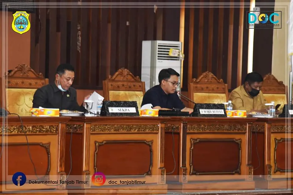 Sekda Hadiri Rapat Paripurna masa persidangan I tahun 2021-2022 