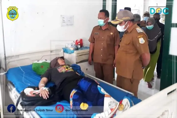 Wabup Juga Monitoring Penyuntikan Vaksin di Puskesmas Rantau Rasau