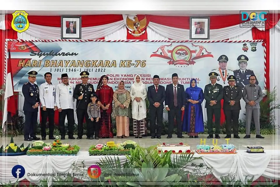 Sekda Ikuti Upacara Virtual HUT Bhayangkara