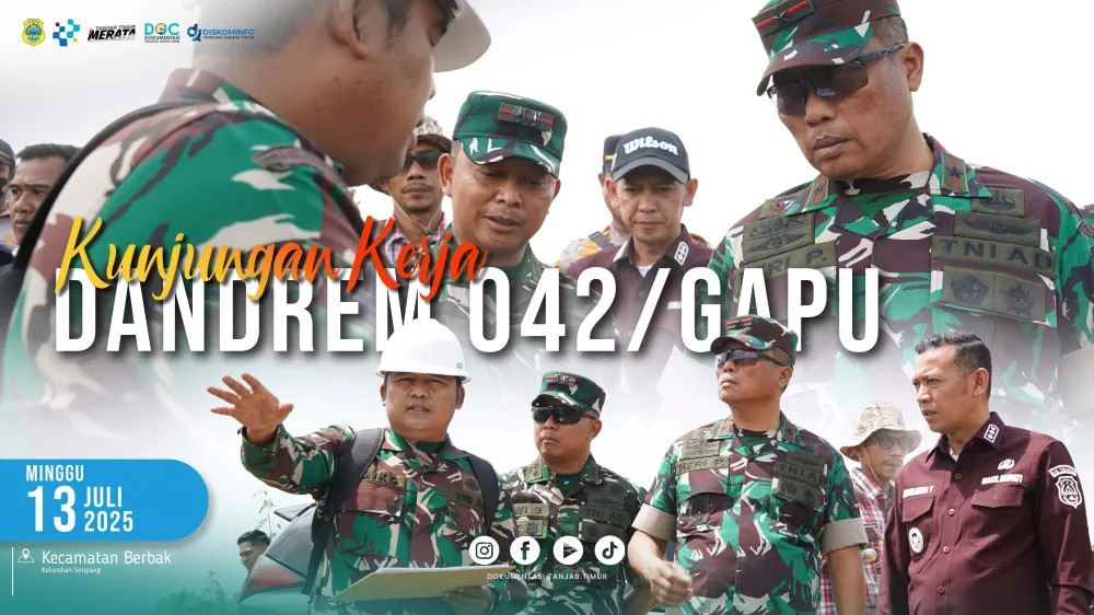 Wabup Tanjab Timur Dampingi Danrem 042/Gapu Tinjau Opla dan Kesiapan Satgas Karhutla di TNBS