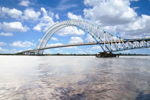 Pembangunan Jembatan Sadu-Nipah Bakal Gunakan Girder