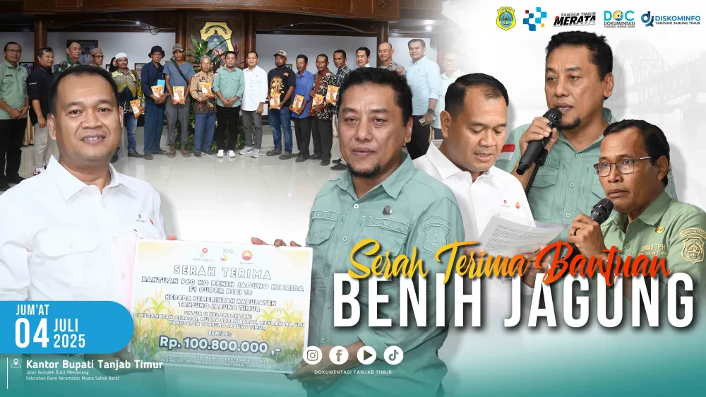 Serah Terima Bantuan Benih Jagung
