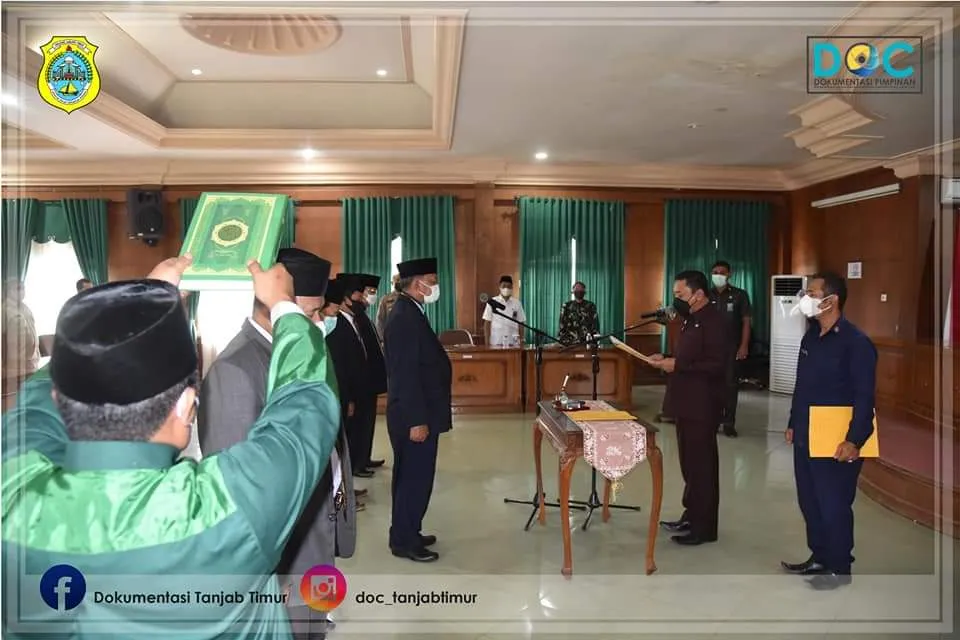 Sekda Lantik Pengurus Baznas Tanjabtim yang Baru