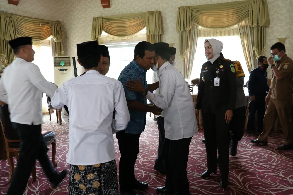 Bupati Sambut Kunker Wagub Jambi Dalam Rangka Halal Bi Halal Dengan Pemkab