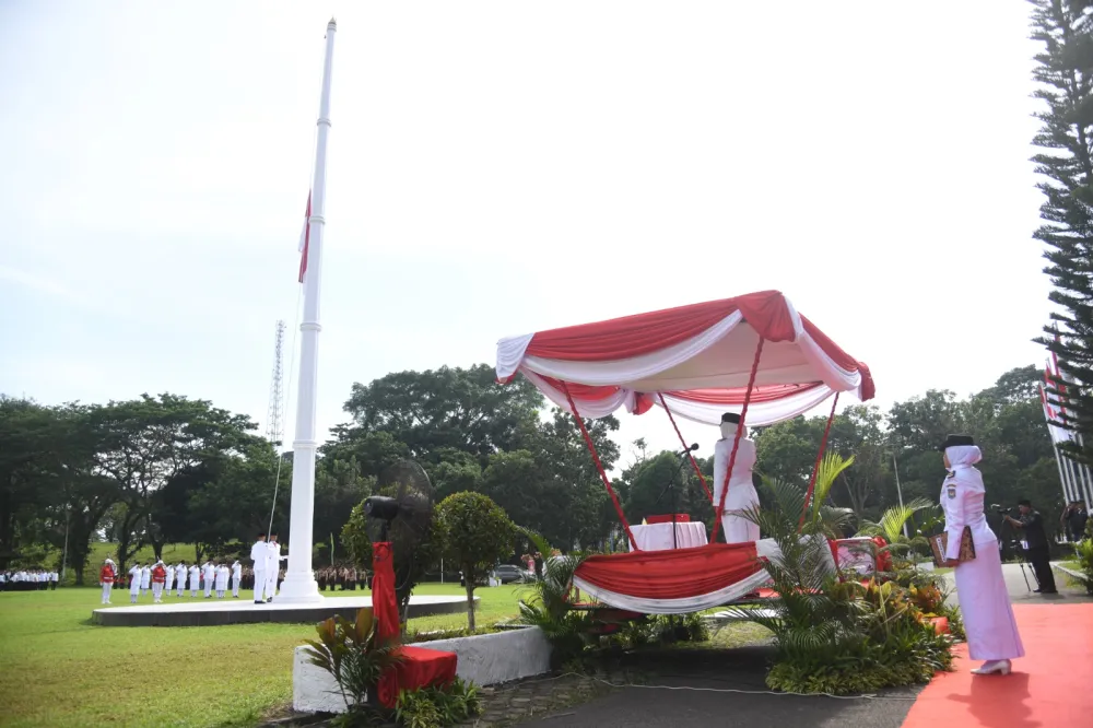 Mantan Napiter Hadiri HUT RI ke 80 di Tanjab Timur