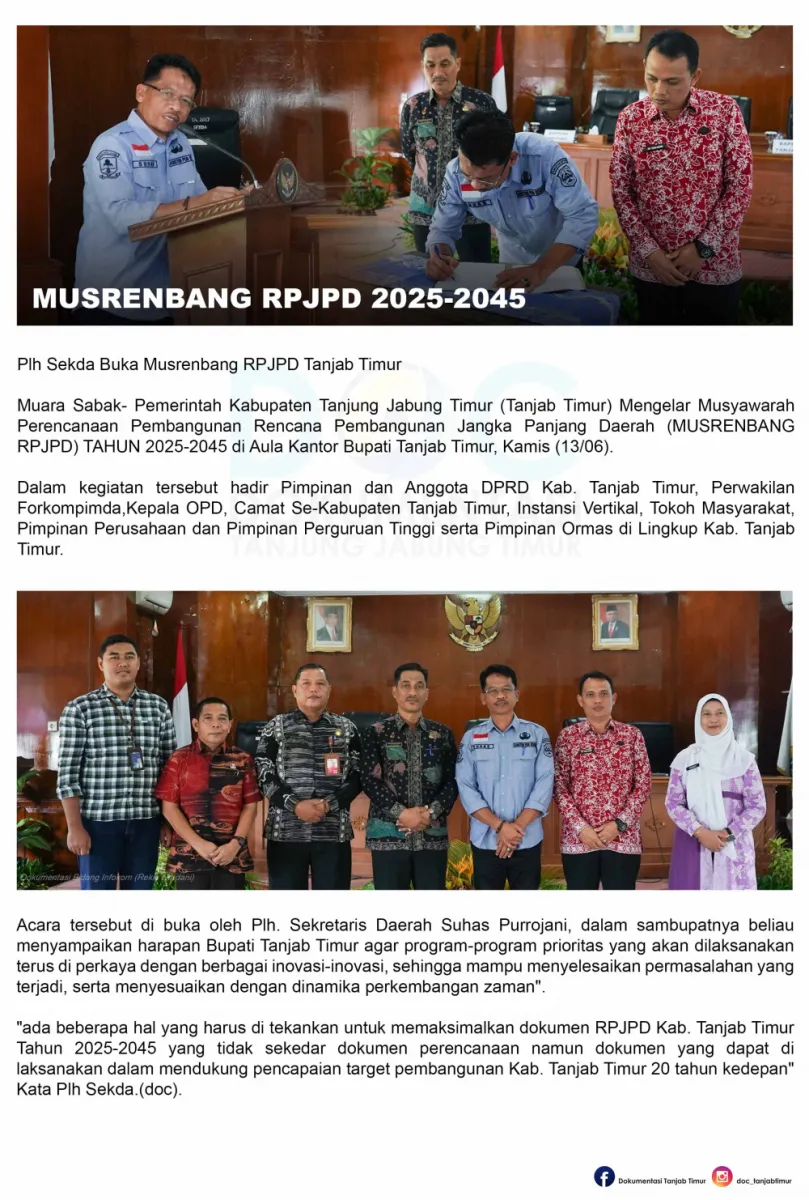MUSRENBANG RPJPD 2025-2045