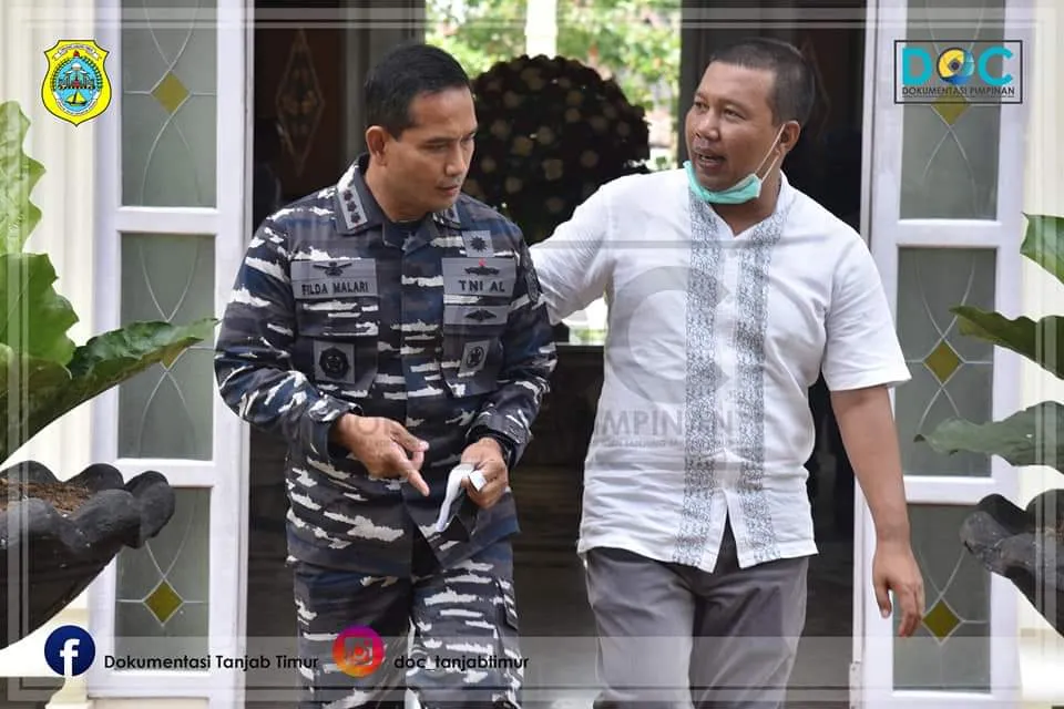 Bupati Sambut Kunker Danlanal Palembang