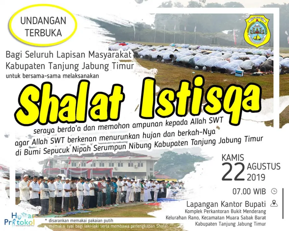 Bupati Ajak Masyarakat Ikut Solat Istisqo