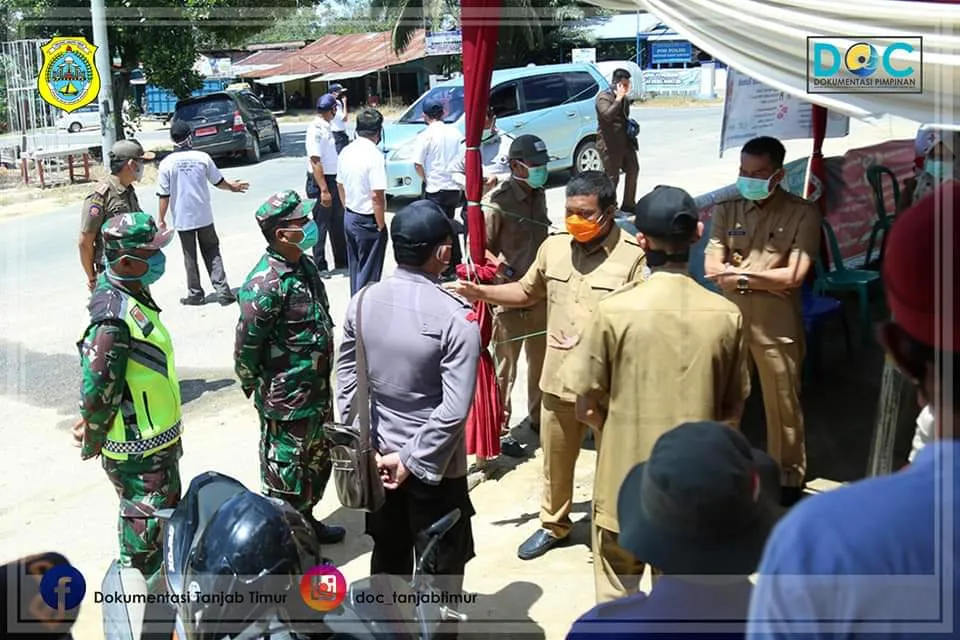 Bupati Kembali Cek Posko Pintu Masuk Perbatasan   