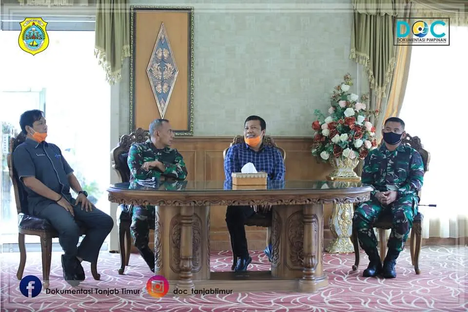 Bupati Sambut Kunker Danrem 042/Gapu   