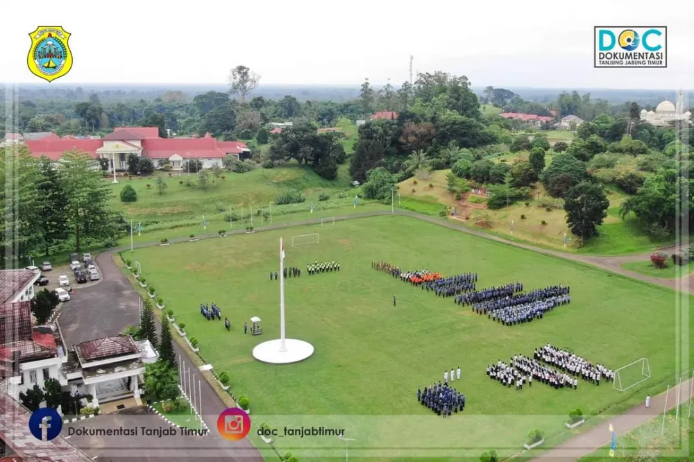 Sekda Pimpin Upacara HUT Korpri Ke-51