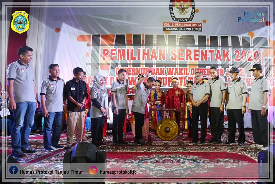 Sekda Hadiri Launching Pemilihan Serentak Tahun 2020