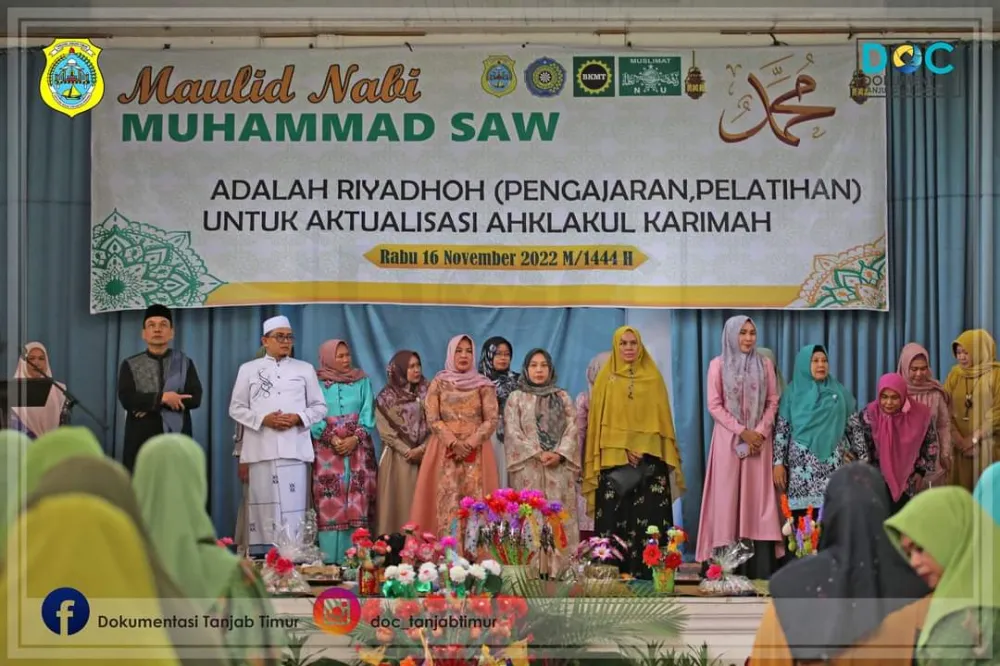 Peringatan Maulid NabiMuhammad SAW BKMT Tanjab Timur Berlangsung Khidmat