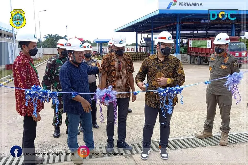 Bupati Resmikan SPPBE Sungai Toman
