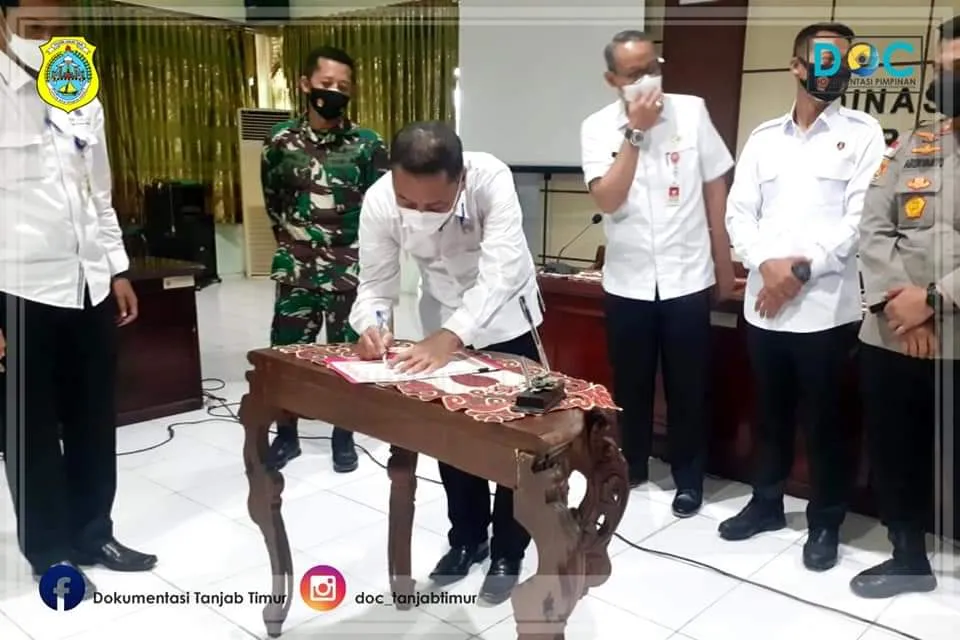 Sekda Tanjab Timur Hadiri Rakor Karhutla
