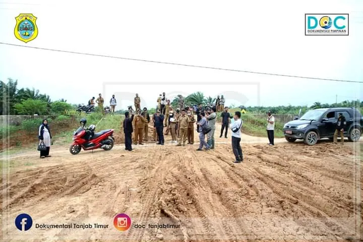 Wabup Monev di Kecamatan Berbak   