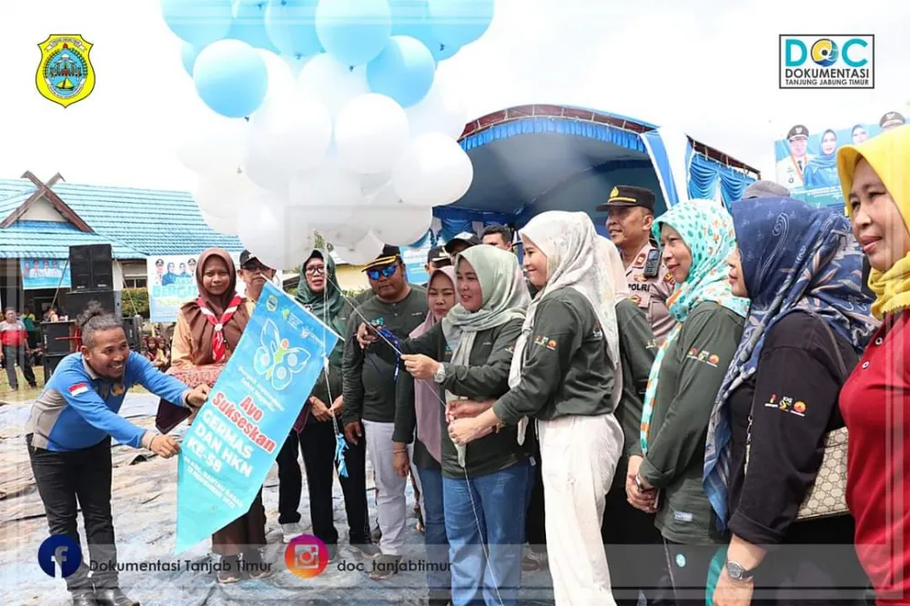 Wabup Buka HKN 58 dan Germas 2022