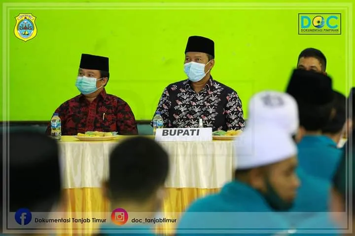 Bupati Lepas Kafilah Tanjab Timur pada MTQ ke 50 Tingkat Provinsi Jambi