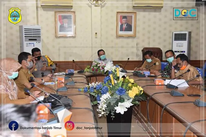 Bupati Pimpin Rakor Penanganan Covid 19   