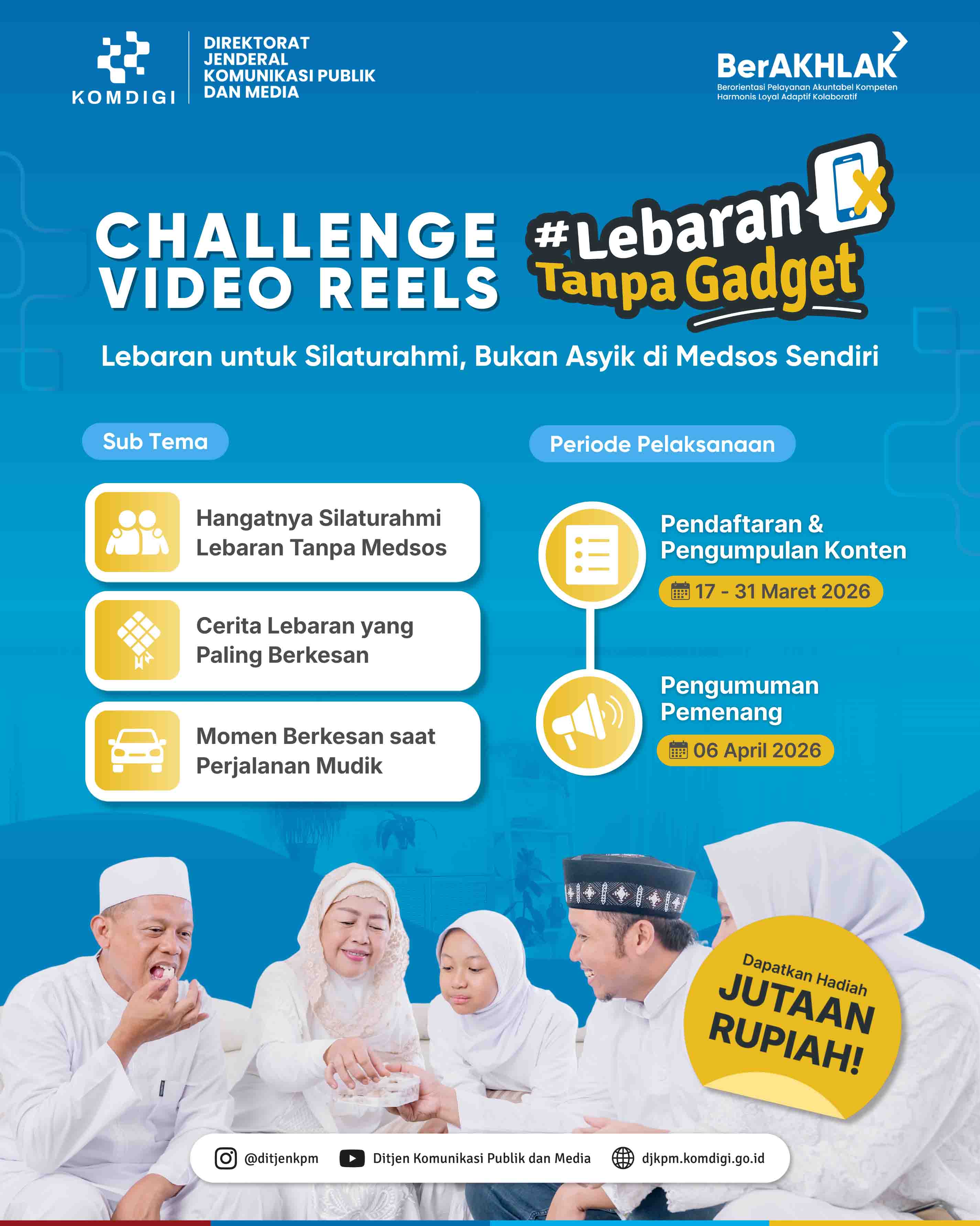 Lebaran makin bermakna tanpa distraksi layar ✨